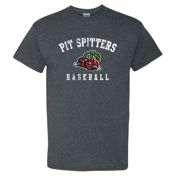 Arched Text/Logo Dark Heather Tee