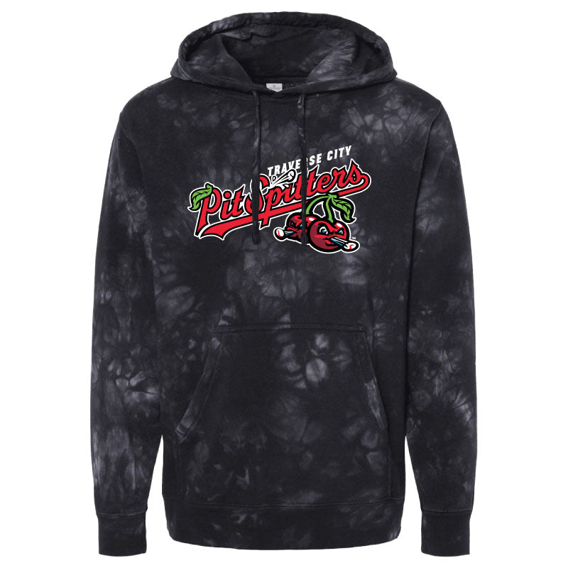 Primary Logo Tie-Dye Black Hoodie