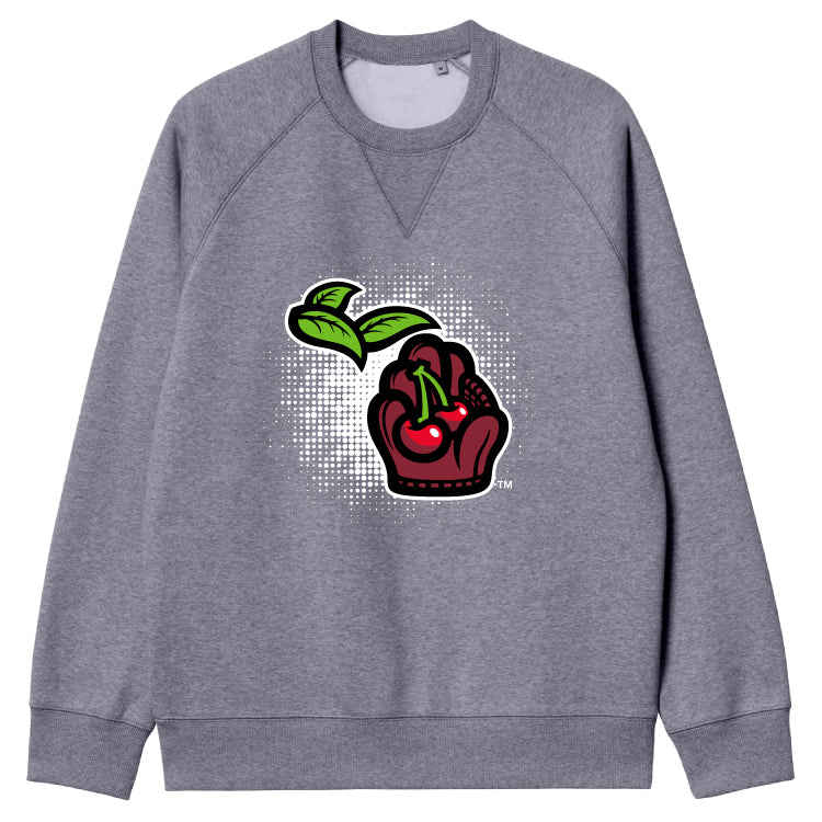 Michigan Logo "Dots" Vintage Fleece Crew