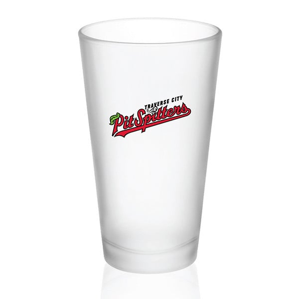 Frosted Pint Glass