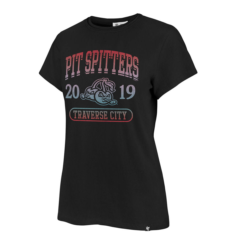 Ladies 47 Mellow Out Frankie Black Tee