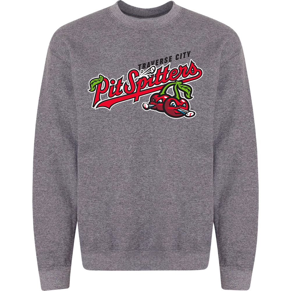 Primary Logo Dark Heather Crew
