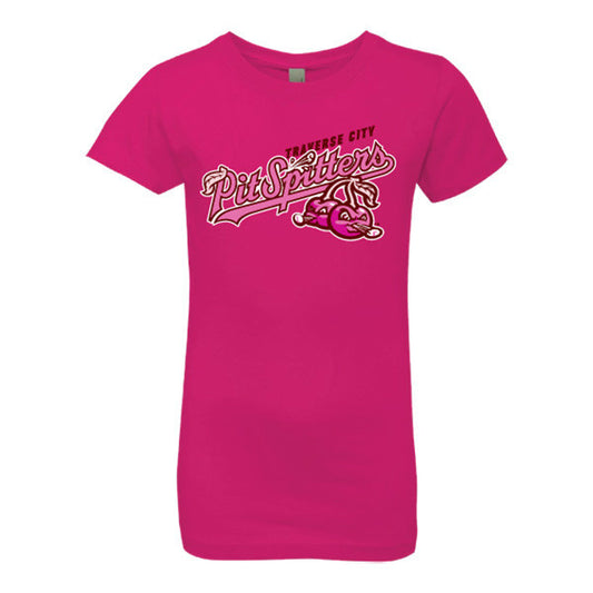 Youth Girls Raspberry Tee