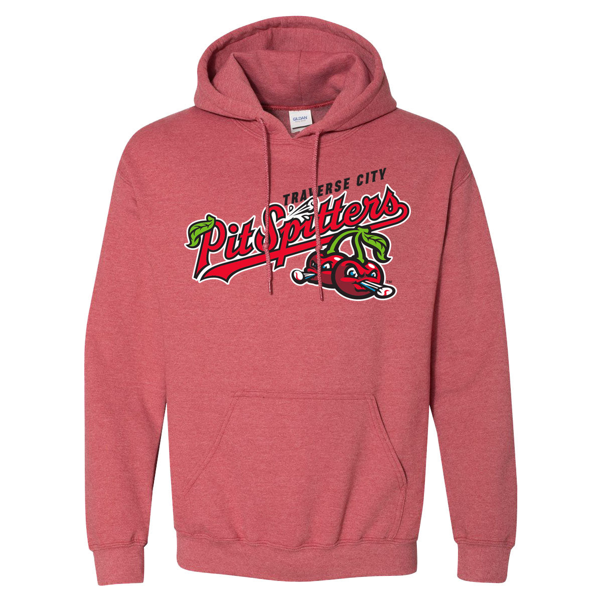 Primary Logo Heather Red Hoodie