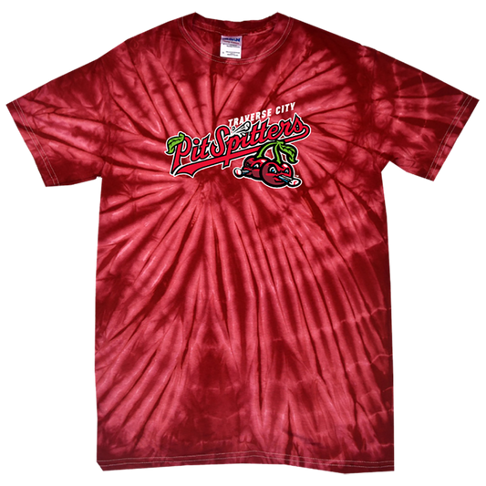 Primary Logo Crimson Tie-Dye Tee