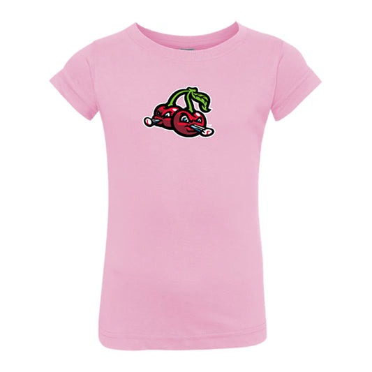 Toddler Girls Cherries Pink Tee