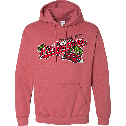 Primary Logo Heather Red Hoodie