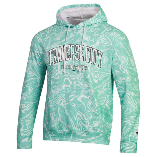 LAST CHANCE Champion Liquid Marble Mint Hood