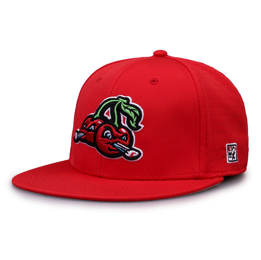 Youth On-Field Red Road Game Changer Cap