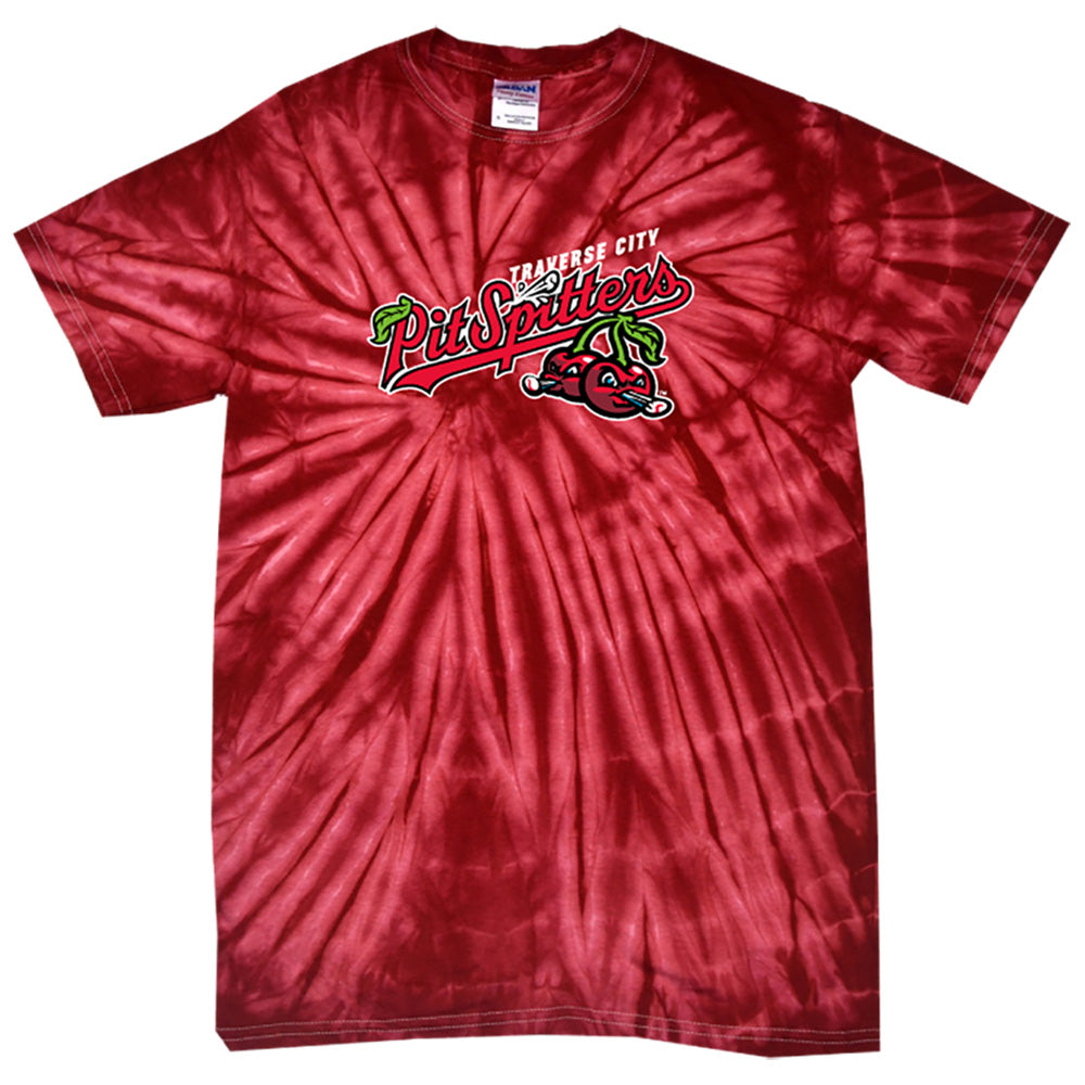Primary Logo Crimson Tie-Dye Tee